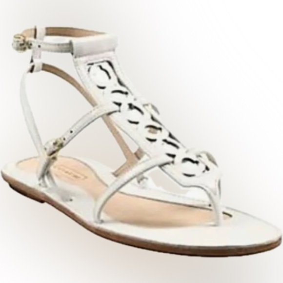 Coach Geralynn Soft Patent Gladiator Sandals 10 - Picture 1 of 8